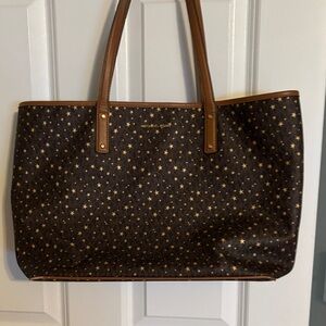 Michael Kors Starry Brown and Gold Tote